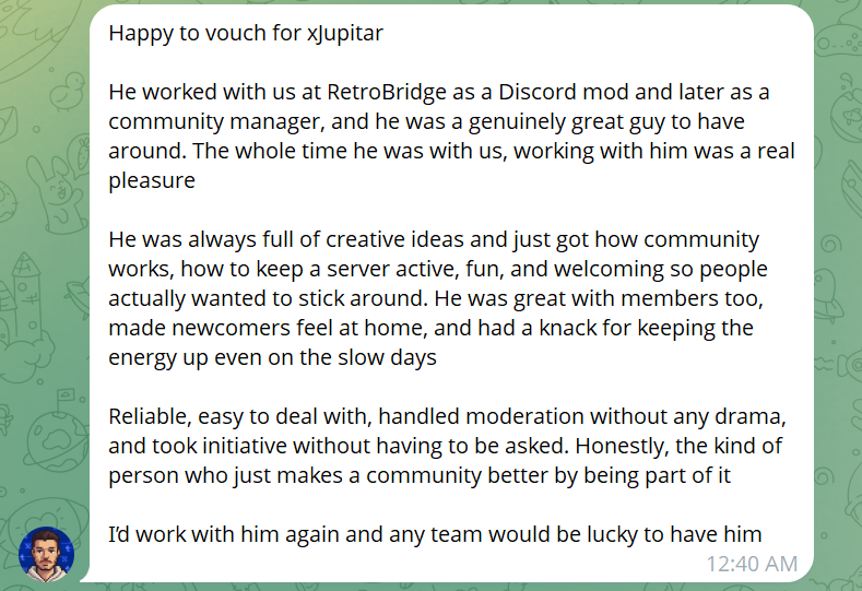 Testimonial from Davyd Koriahin